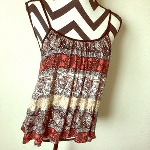 Boho Paisley Drape Tank